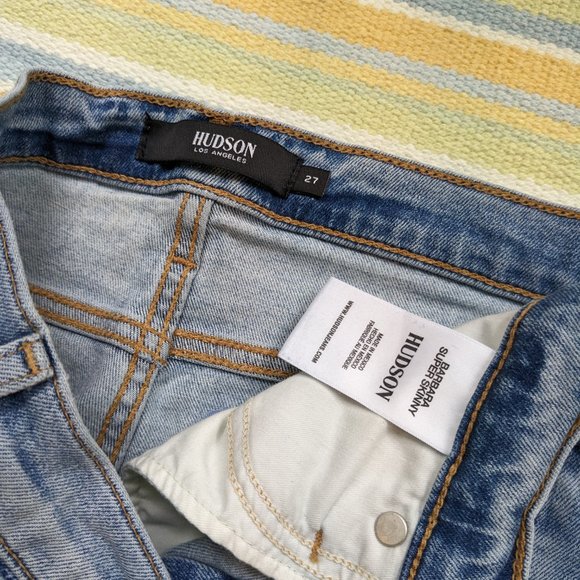 ⭐ Hudson Barbara Super Skinny jeans size 27 - Picture 8 of 11